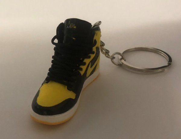 Nike Air Jordan 1 Schlüsselanhänger Gelb