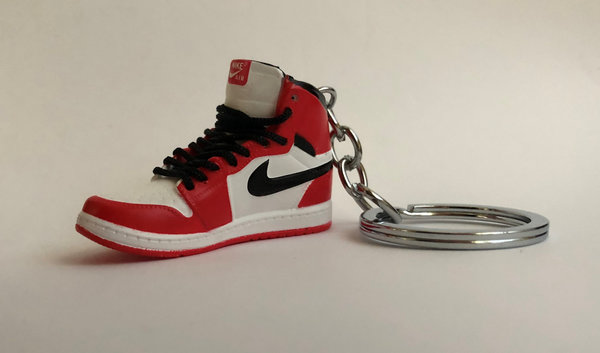 Nike Air Jordan 1 Schlüsselanhänger Rot