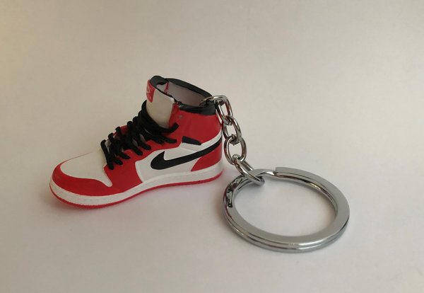 Nike Air Jordan 1 Schlüsselanhänger Rot