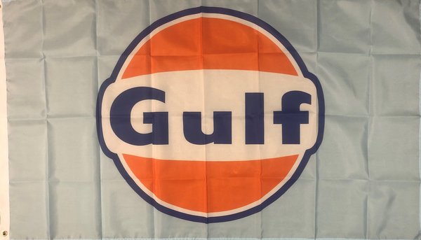 Gulf Oil Fahne 150 x 90 cm Öl Tuning