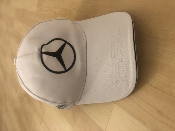 Mercedes Basecap Hut Kappe AMG WEISS