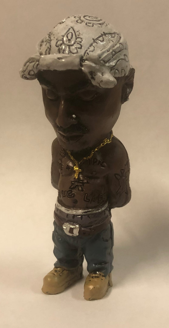 2 Pac Minifigur Tupac Figur Shakur Weiss