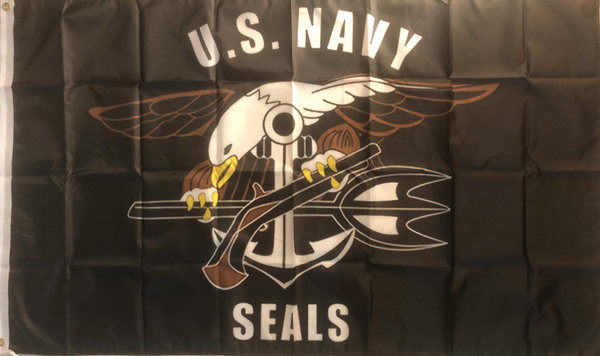 US Navy Seals Fahne Flag Miltiär Army Sea Air Land Adler