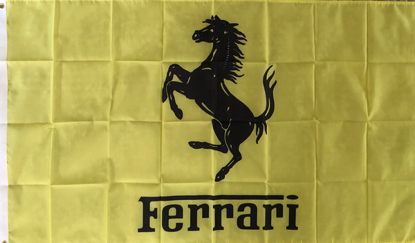 Fahne Ferrari gelb 812 296 SF90 F8 Roma 812 GTS Spyder Enzo