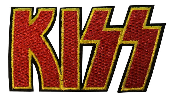 Kiss Aufnäher Badge Aufbügler Paul Stanles Gene Simmons Rock