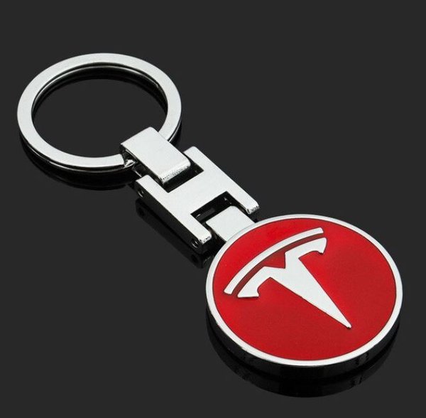 Schlüsselanhänger Tesla Musk Modell S 3 X Y Cybertruck Semi Rot