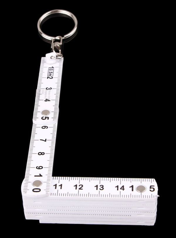 Schlüsselanhänger Meter Zollstock Massband Handwerker 50 cm