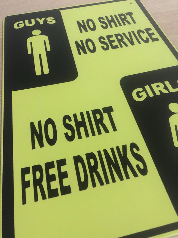 Guys No Short Service Girls Free Drinks