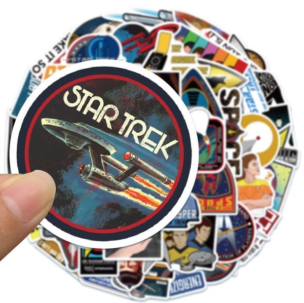 50 tlg Stickerset Star Trek Mr. Spock Enterprise Pike Kirk