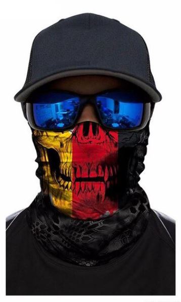 Bandana Sturmmaske Deutschland Germany Motorrad Helm Skull