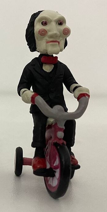 Saw Figur Jigsaw Fahrrad Doll Film Horror Splatter DVD 1 2 3