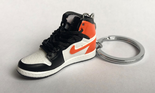 Nike Air Jordan 1 Schlüsselanhänger Keychain Sneaker Orange