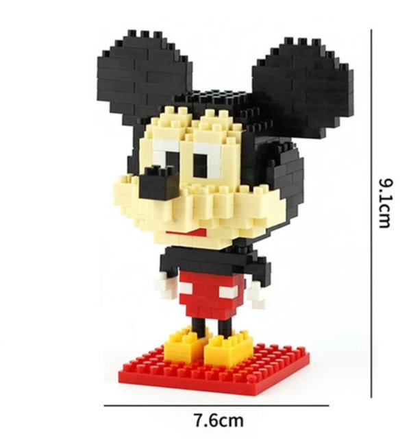 Micky Mouse Mickey Maus Nanoblock Bausatz Entenhausen Disney
