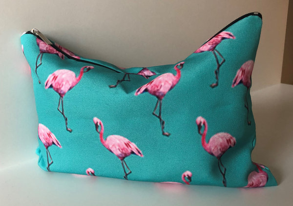 Flamingo Necessaire Love Tier Zoo Herz Toilet Bag Schminken