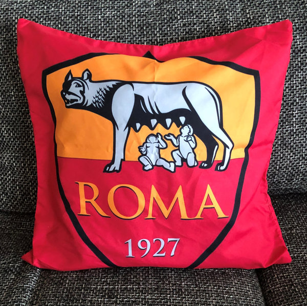 AS Roma Kissenbezug 45 x 45 cm Totti Rossi Kluivert Italien