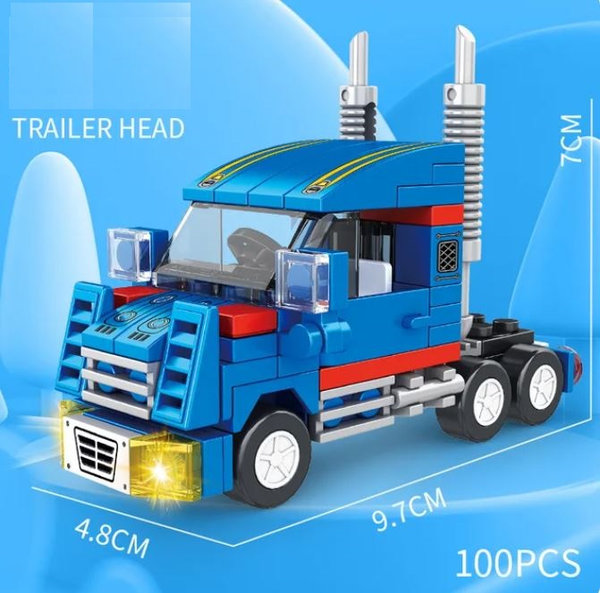 Lastwagen Lego Kompatibel Steine Bausteine LKW Semi Truck